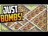 Can ONLY BOMBS END This Attack? Clash of Clans 99 or 100!