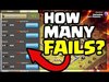 HOW MANY FAILS Does it Take to THREE STAR a Base in Clash of