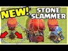 NEW SIEGE MACHINE - Stone Slammer! Clash of Clans Update Sne