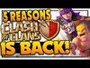 TOP 5 Reasons Clash of Clans is BACK! 2019 New Year's S