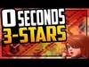 ZERO Seconds - THREE Star! Clash of Clans EPIC Clan War Leag...