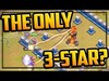 The ONLY THREE STAR in Clash of Clans Clan War League - Road