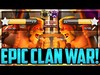 AN EPIC WAR! Clash of Clans Clan War League CONFRONTATION!