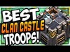 The BEST CLAN CASTLE TROOPS in Clash of Clans! CoC Strategy!