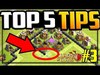 TOP 5 Base Design TIPS in Clash of Clans - You DIDN'T K