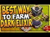 The BEST Way to FARM Dark Elixir in Clash of Clans - ARCH th