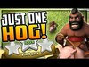 PROS Use Just ONE Hogrider! Clash of Clans Three Star Attack