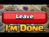 I LEFT MY CLAN in Clash of Clans (not Clickbait).