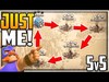 Clan War With MYSELF! 5v5 in Clash of Clans Town Halls 2 to ...