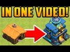GEM TO MAX! Town Hall 1 to 12 in ONE VIDEO! Clash of Clans G...