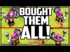 BOUGHT THEM ALL - Party Warden Skins Gem to MAX - Clash of C...