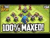 FINALLY! 100% MAXED Defenses! Clash of Clans Fix That Rush #