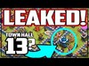 Town Hall 13 LEAKED? Level 70/70/50 Heroes! Clash of Clans U...