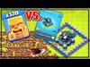 320 Barbarians vs. NEW Scattershot! Clash of Clans Town Hall...