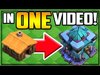 GEM TO MAX! Town Hall 2 to 13 in ONE VIDEO! Clash of Clans G...