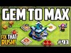 ALL 4 Heroes Gemmed to MAX! Clash of Clans Fix That Rush #93