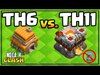 TH6 CRUSHES TH11 - Clash of Clans No Cash Clash #16
