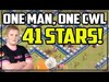 ONE Player. One CWL. 41 Stars! Clash of Clans
