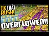 OVERFLOWED! Gem, Farm, Max, Fix That Rush in Clash of Clans!