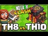 Town Hall 8 vs. Town Hall 10! Clash of Clans No Cash Clash #...