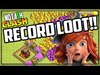 INSANE, Record Loot in NO CASH Clash of Clans!
