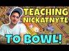 Teaching NICKATNYTE to BOWL! How to use Bowlers in Clash Of ...