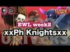 【Clash of Clans】EWL S6W2 ZERO UNIVERS  vs xxPh Knightsxx【3st