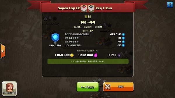 Super Log ZR 5勝目♪